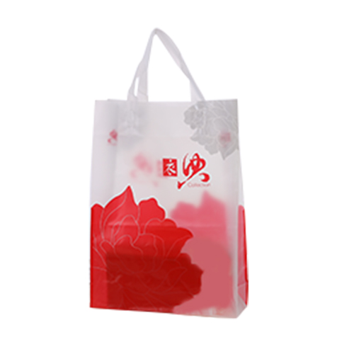 紅色服裝PO手提塑料袋定制