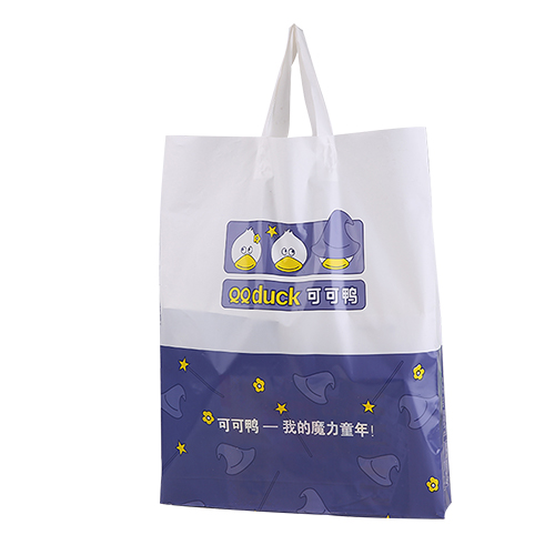 紫色PO手提購物塑料袋定做